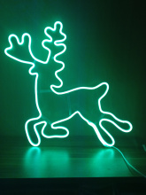 Светодиодная уличная фигура " Рождественский олень " (RGB) размер M