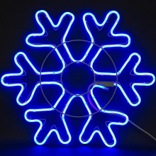 Светодиодная уличная фигура "Снежинка" , размер М
