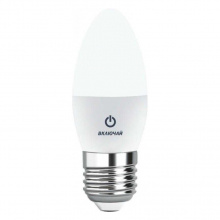 Лампа светодиодная  7,5W E27 C37 СВЕЧА 3000К 480Лм (LED OPTI C37-7,5W-E27-N) VKL electric