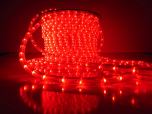 Дюралайт LED Квадратный 3 жилы красный
