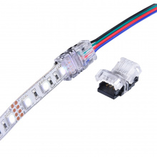 Выводы соединителя контактного для светодиодных лент 5050 2 контакта прозрачн. UTC-K-02/B67-NNN