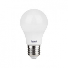Лампа светодиодная 11W E27 A60 ГРУША 4500К 630Лм (GLDEN-WA60P-11-230-E27-4500) GENERAL
