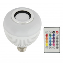 Светодиодный светильник-лампа Диско 8Вт Е27 RGB с динамиком и Bluetooth 220В Uniel