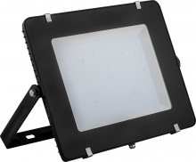Прожектор светодиодный 200W 6400К 17000Лм IP65 LL-924 SMD 2835 черный с матовым стеклом Feron