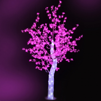 Дерево светодиодное "Баухиния" LS 1200мм-1800м 768 (светящийся ствол) SJ-DJS-A001 (розовый) 