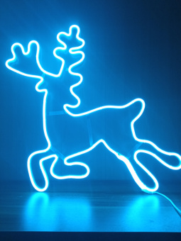 Светодиодная уличная фигура " Рождественский олень " (RGB) размер M 