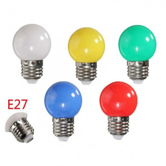 Лампа LS для белт лайта сд цоколь Е27 1W 110-240V D45мм (зеленый) 