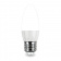 Лампа светодиодная  5,5W E27 C37 СВЕЧА 3000К 320Лм (LED OPTI C37-5,5W-E27-W) VKL 